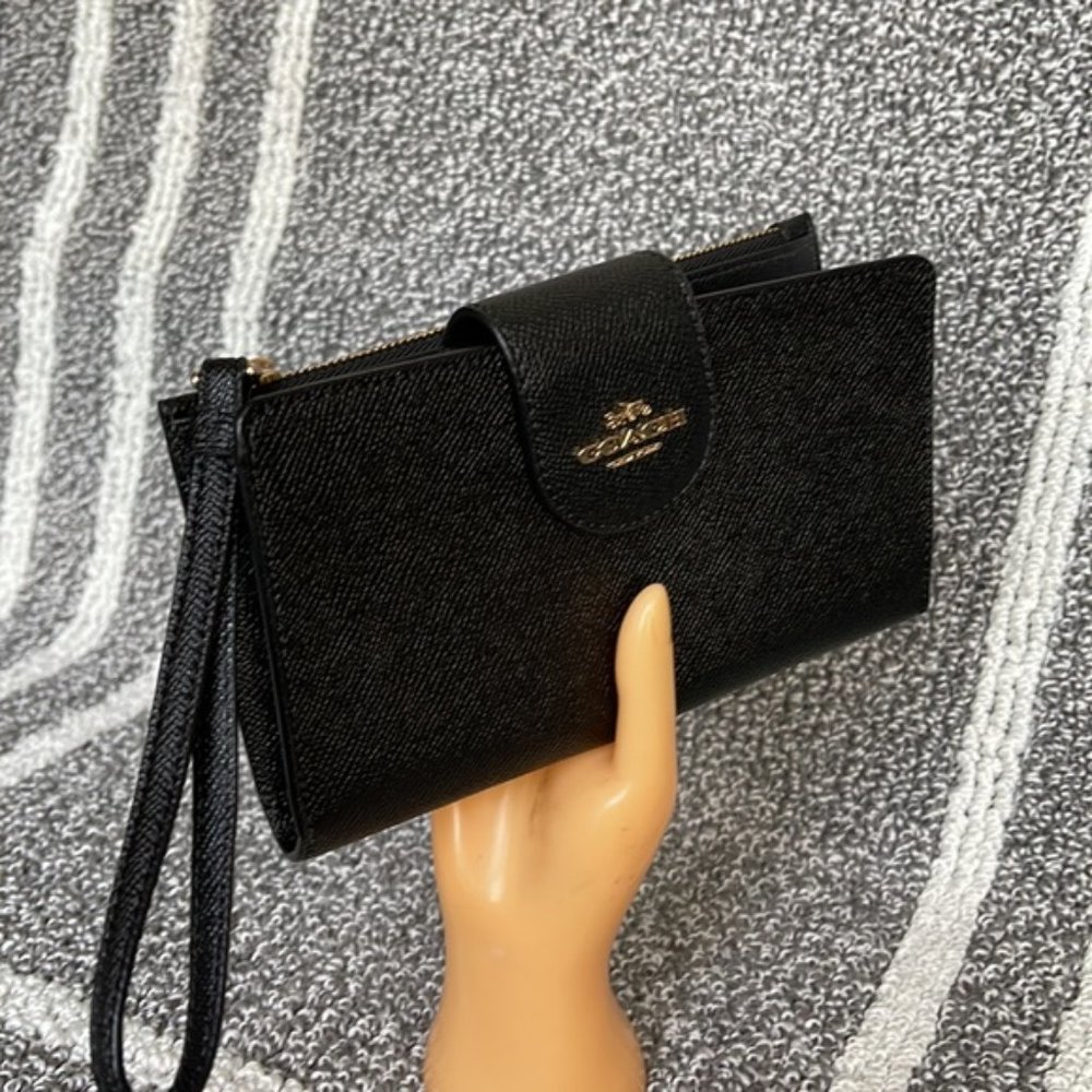 Coach Tech Wallet Black - Picture 2 of 15